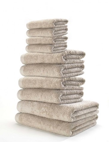 Boutique 10-Piece Bath Towels Set (4 Face, 4 Hand, 2 Bath)