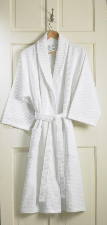 Waffle Robe White 280gsm